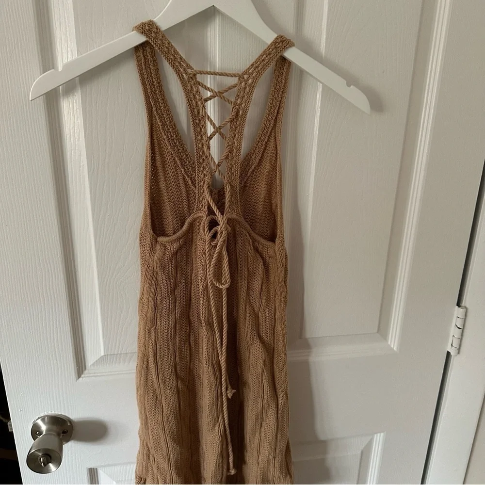 Tan Knit Dress - Picture 5 of 7